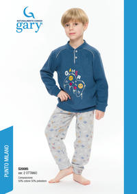 PIGIAMA BAMBINO M/L S30085 Tellini S.r.l. Ingrosso Abbigliamento